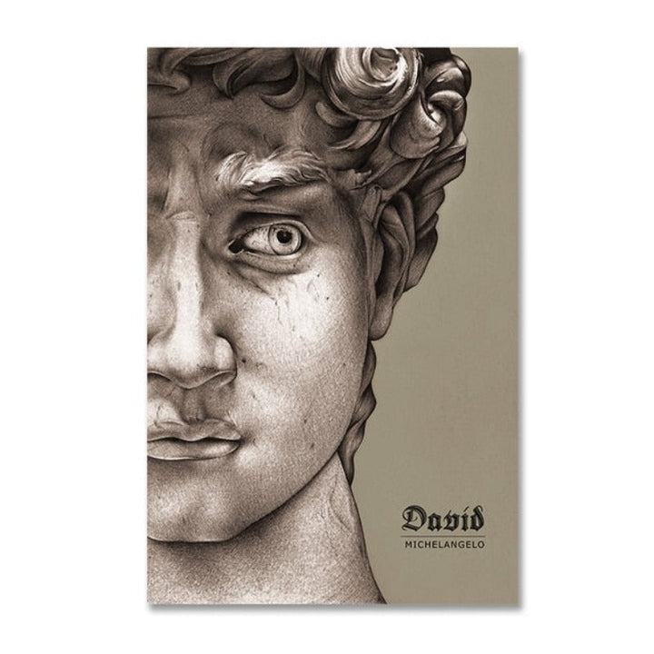 Day Dream David - Canvas Wall Art Painting | Bowlift