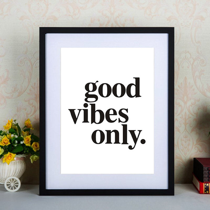 Good vibes only - Canvas Wall Art Painting | Bowlift