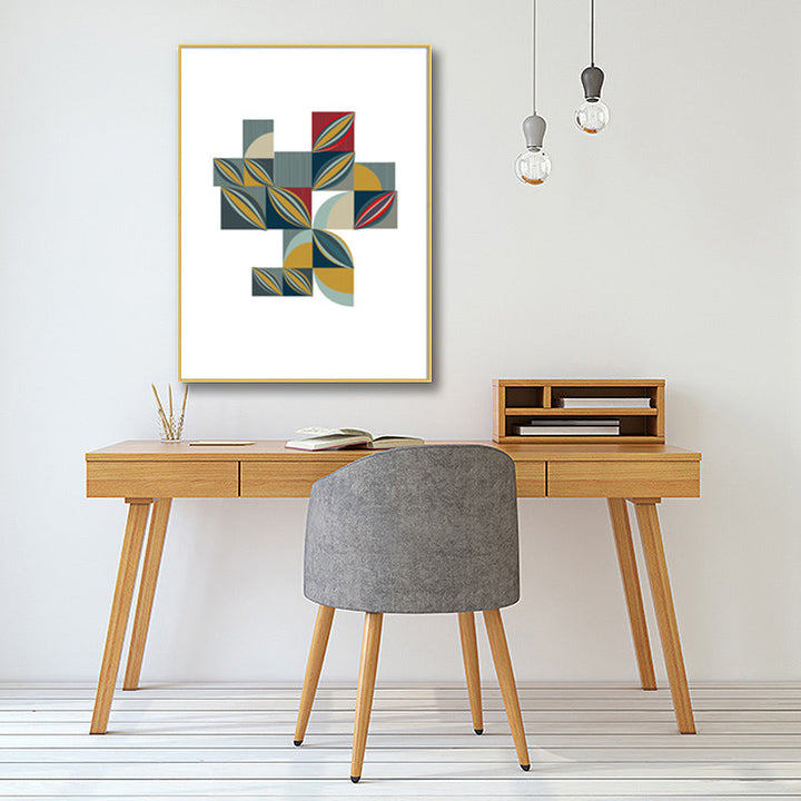 Puzzle Patterns Of Life - Canvas Wall Art Painting | Bowlift