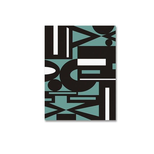 Puzzle Patterns Of Life - Canvas Wall Art Painting | Bowlift