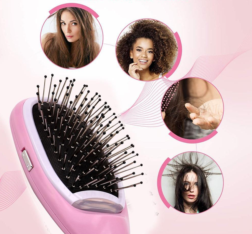 BrushLux - Electric Ionic Hair Brush | Bowlift