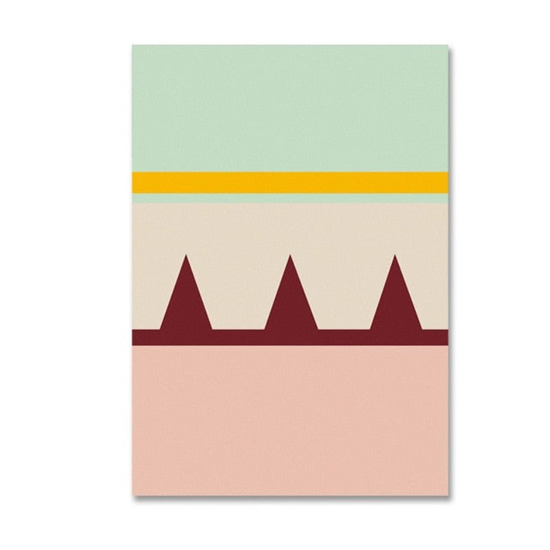 Geometric Prints - Canvas Wall Art Painting | Bowlift