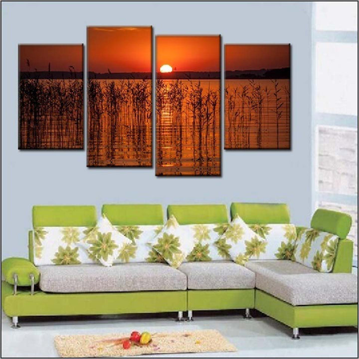 Charming Lake-Canvas Wall Art Painting | Bowlift