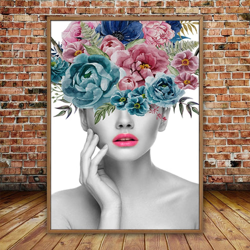 Beautiful Fashionista - Canvas Wall Art Painting | Bowlift