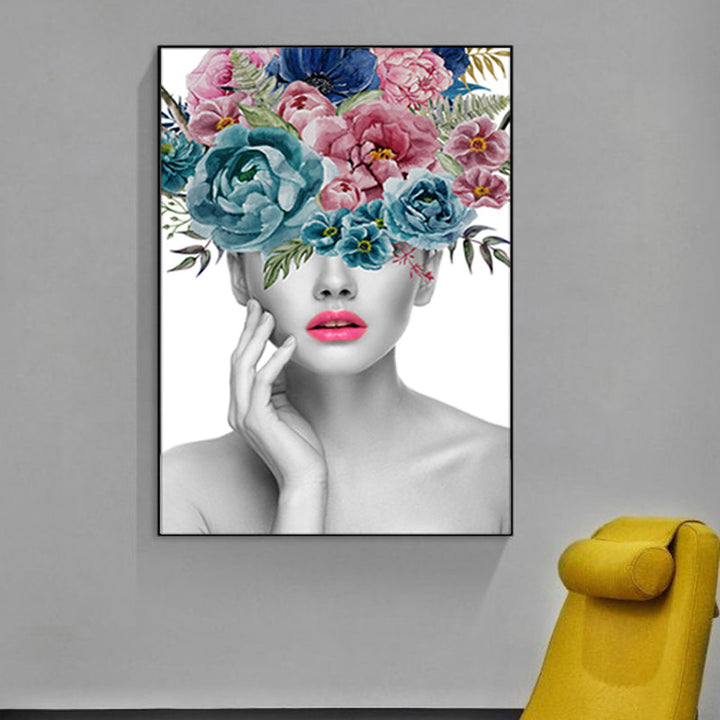Beautiful Fashionista - Canvas Wall Art Painting | Bowlift