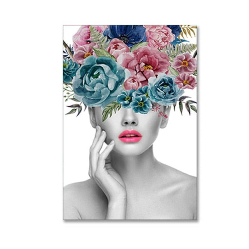Beautiful Fashionista - Canvas Wall Art Painting | Bowlift