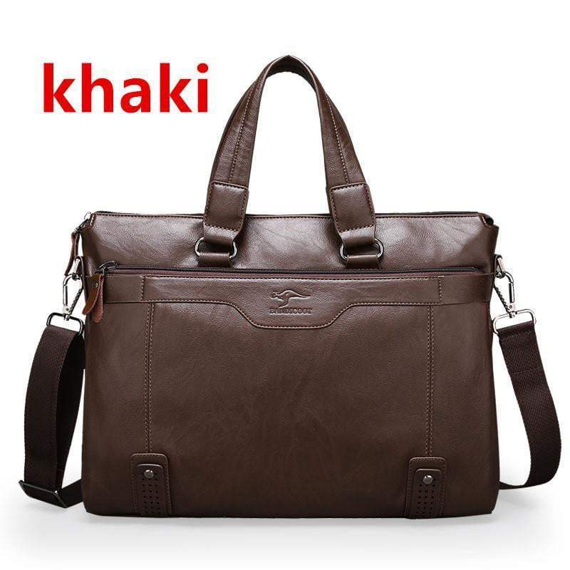 BowLift | Men Business Shoulder  Leather  Messenger Briefcase