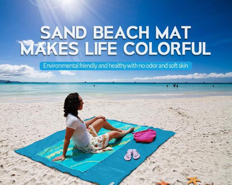 BowLift | XXL Sand-free Beach Towel | Sand Sheet | 200x200