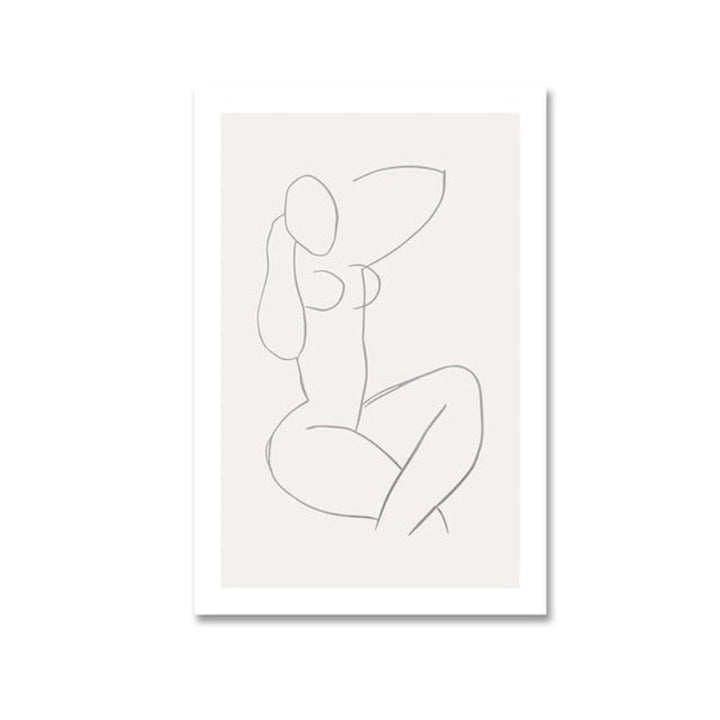 Scandinavia Vintage Figure Prints - Canvas Wall Art Painting | Bowlift