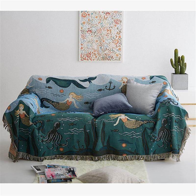 Mermaid Knitted Nordic Bowliftanket | Bowlift