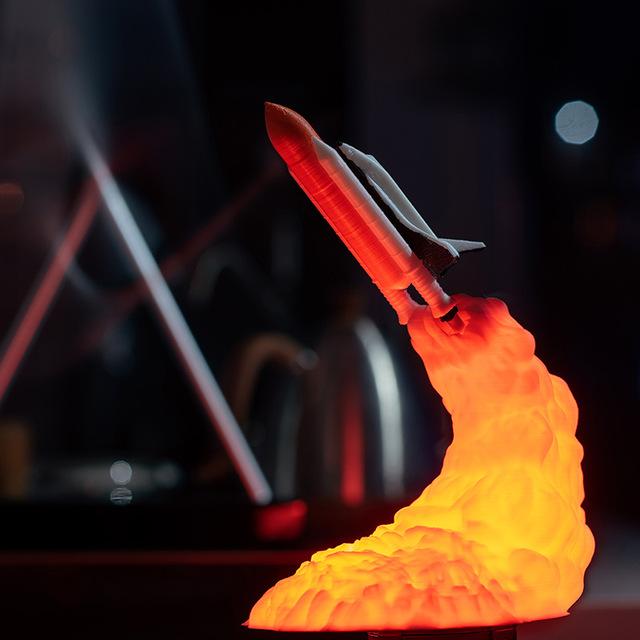 Rokit - 3D Space Shuttle Lamp | Bowlift