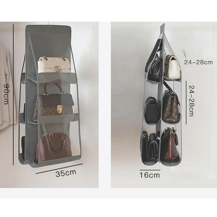 Multi Pocket Hanging Purse Organizer | Bowlift