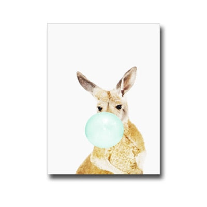 Lovely Nursery Wall Art - Canvas Wall Art Painting | Bowlift