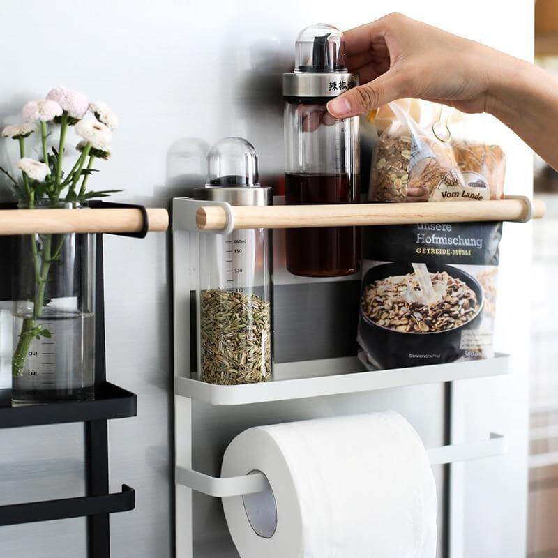 Magnetic Smart Kitchen Rack Organizer | Bowlift