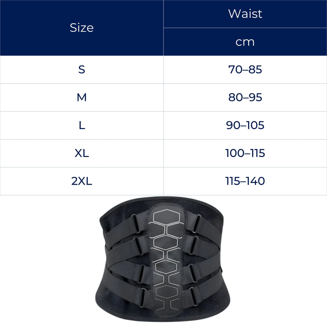 Ultra-Breathable Lumbar Support Belt – Lightweight Stabilising Wrap for Pain Relief & Posture Support Bowlift