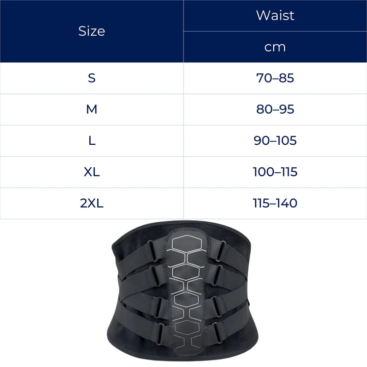 Ultra-Breathable Lumbar Support Belt – Lightweight Stabilising Wrap for Pain Relief & Posture Support Bowlift
