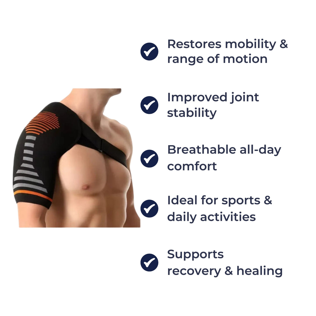 Pain Relief & Joint Stability – Adjustable Breathable Compression Sleeve – Sports & Daily Wear Bowlift