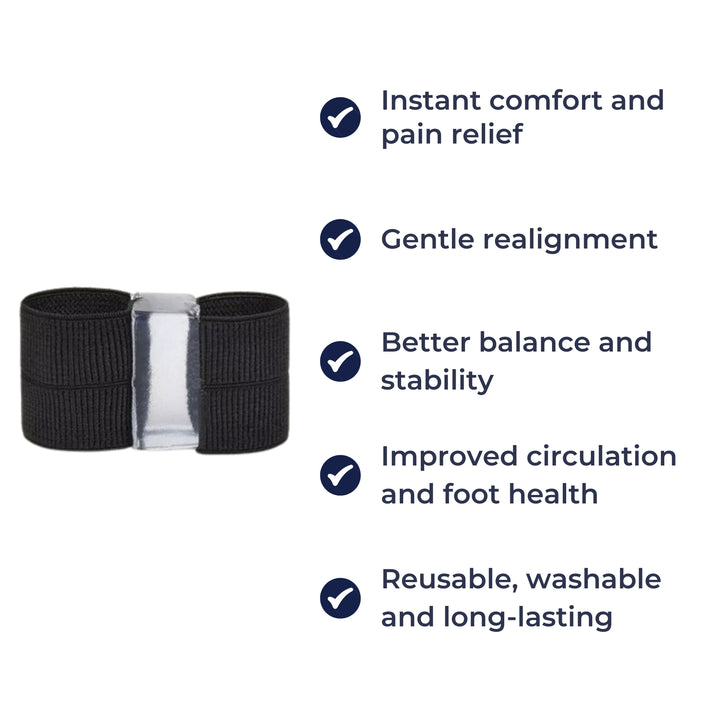 Bunion & Overlapping Toe Relief – Soft Flexible Gel Design – Daily Shoe Comfort Bowlift