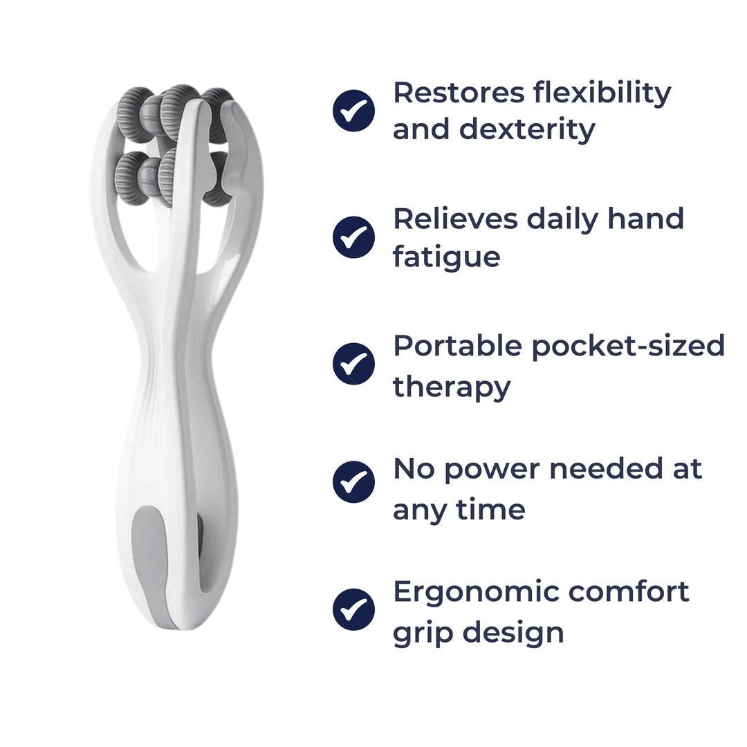 Pain Relief & Circulation Boost – Hypoallergenic Silicone – Portable Therapy For Stiff Tired Hands Bowlift