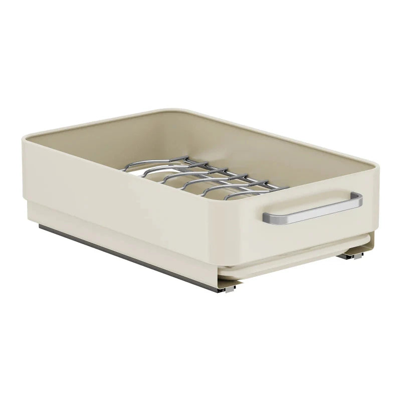 Pull-Out Dish Rack Sliding Drawer Drying Rack and Cabinet Organizer | Bowlift