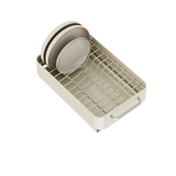 Pull-Out Dish Rack Sliding Drawer Drying Rack and Cabinet Organizer | Bowlift