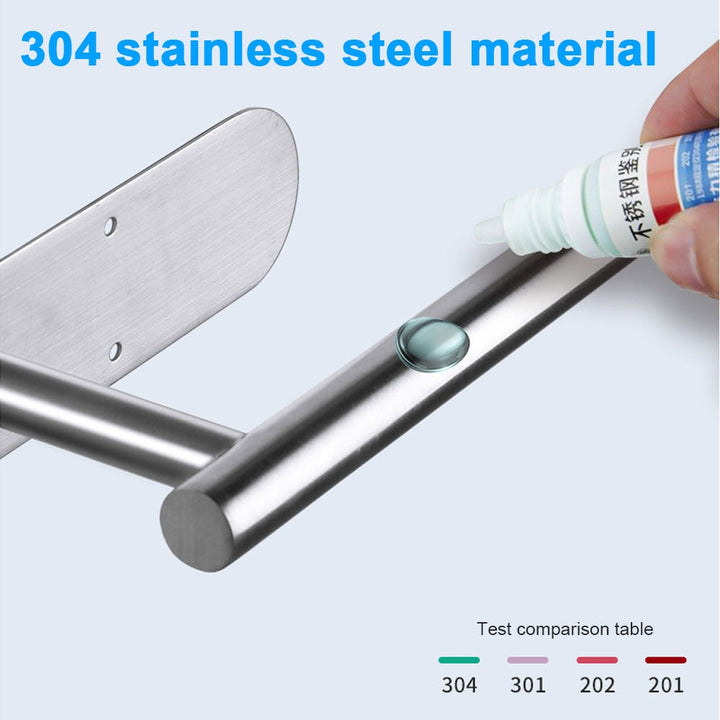 Punch-free Paper Towel Holder Stainless Steel Kitchen Tissue Hanger | Bowlift