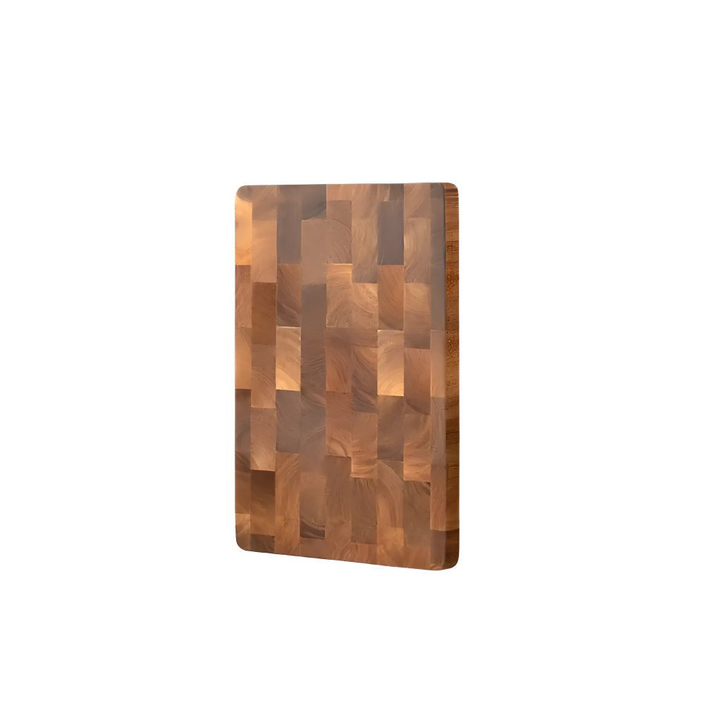 BowLift | TIMBERSERVE – Antibacterial Acacia Wood Cutting Board with Elegant Chessboard Design