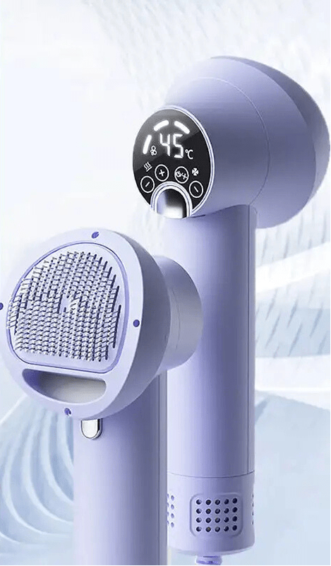 BowLift | PURRFECTDry – Quiet 2-in-1 Pet Dryer and Brush for Stress-Free Grooming