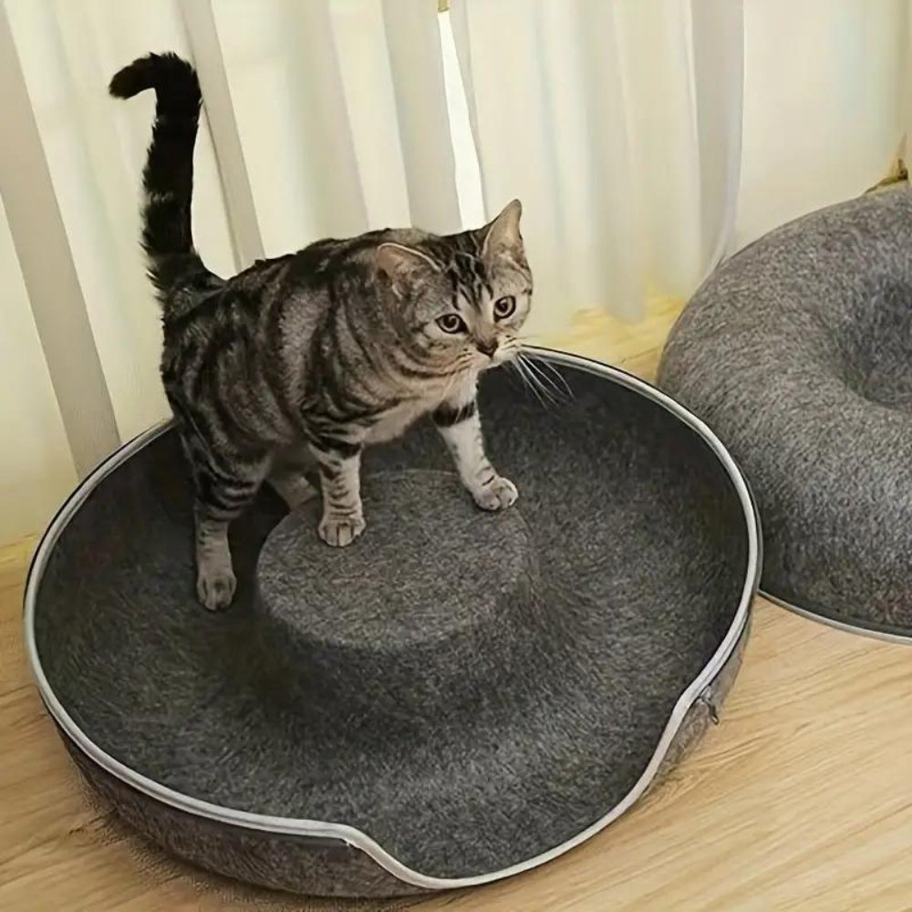 PurrTunnel • Cozy 2 - in - 1 Cat Tunnel Bed - Cat Tunnel Bed - BowLift