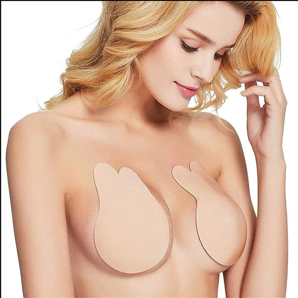 BowLift | Invisible Push-up Bra without Straps – Self-adhesive Silicone Cups