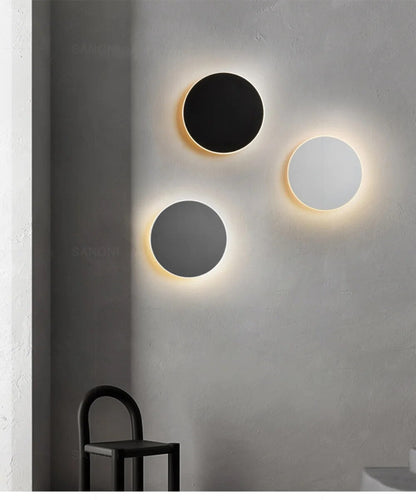 BowLift | Lumeo LED Wall Lamp Round – Dimmable, 20/30 cm – Touch & Sensor Control