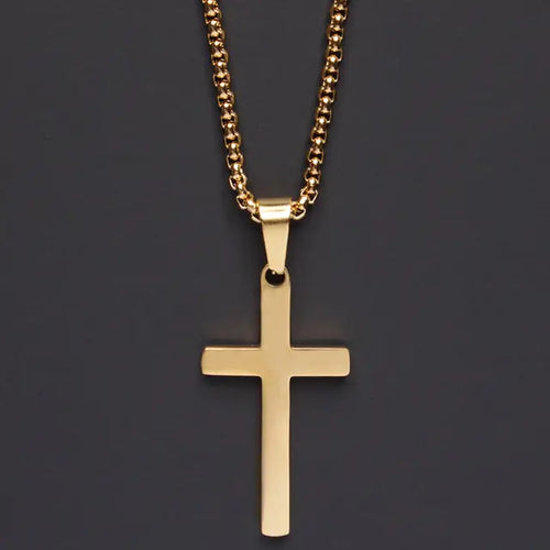 Classic Cross Men's Necklace Bowlift