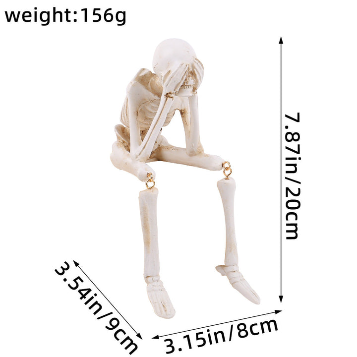 BowLift | HauntTrio Boneyard Halloween Skeleton Ornaments (Set of 3)