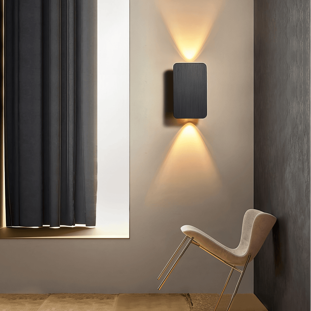 BowLift | Radiara – Minimalist Wooden LED Wall Light with Adjustable Lighting