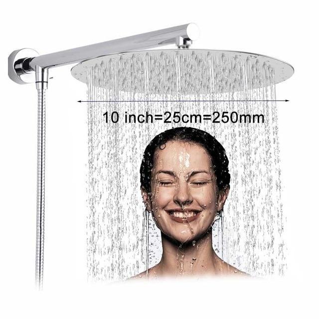 BowLift | RainSpa Wall-Mounted Rainfall Ultra-Slim Shower | Luxurious Comfort | Modern Design