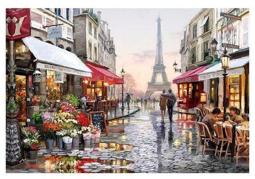 A Rainy Day in Paris - GemPaint Kit | Bowlift