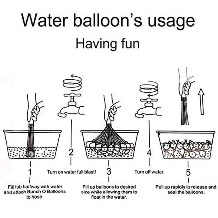 BowLift | Rapid Fill Water Balloon Set (111 pcs)