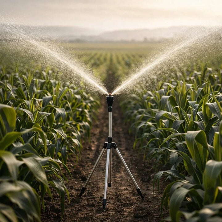 AquaStraal Garden Sprinkler With Tripod 360 Degrees | Bowlift