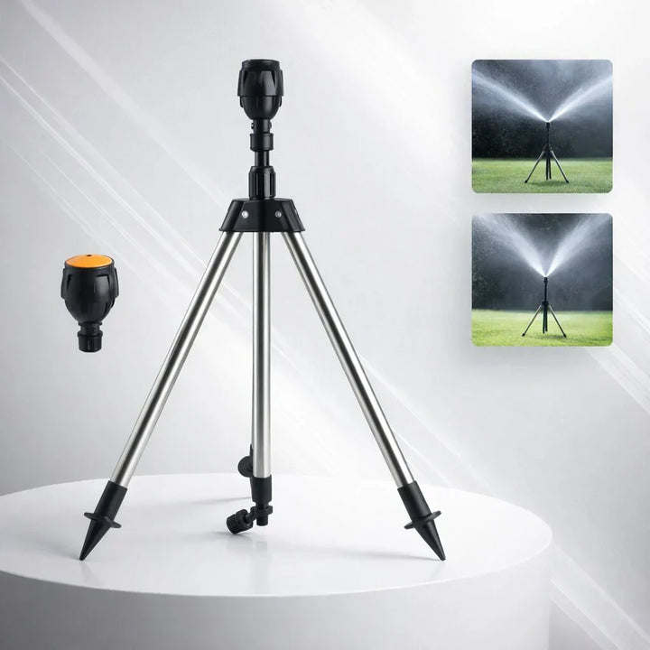AquaStraal Garden Sprinkler With Tripod 360 Degrees | Bowlift
