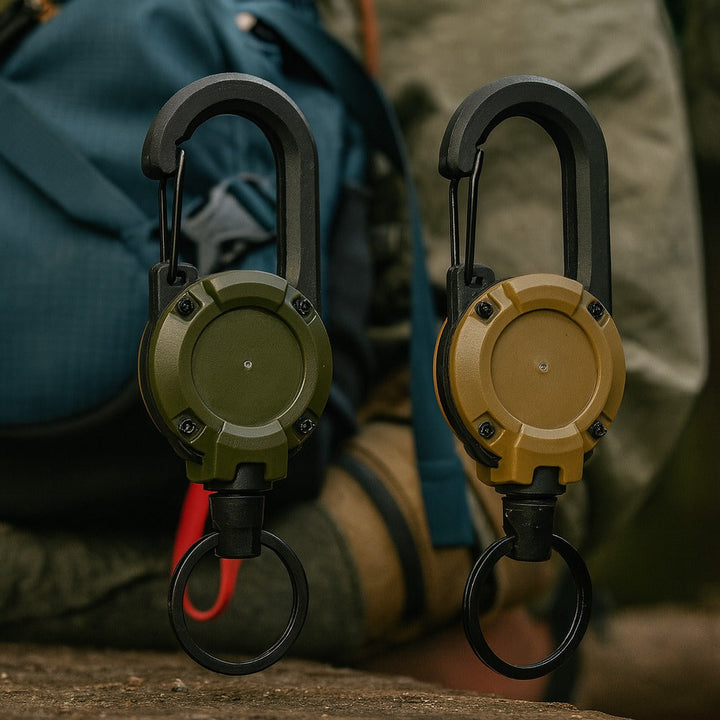 Trail Lock Anti-Lost Retractable Carabiner Keychain | Bowlift