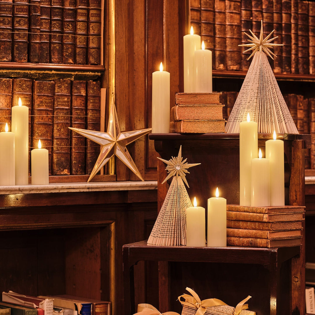 BowLift | LED Wax Pillar Candles Remote Set