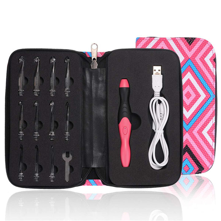 BowLift | Rechargeable Light-Up Crochet Hooks Set