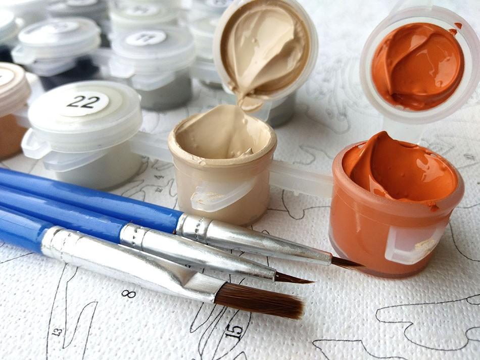 An Abundance of Flowers - Van-Go Paint-By-Number Kit | Bowlift