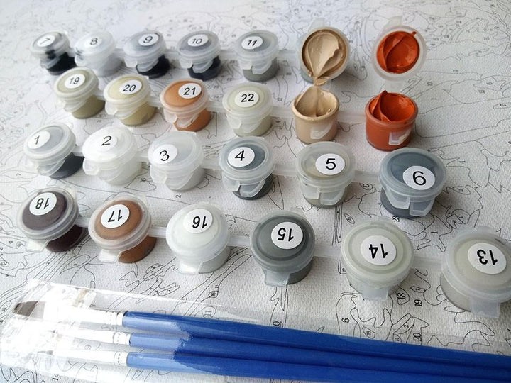 An Abundance of Flowers - Van-Go Paint-By-Number Kit | Bowlift