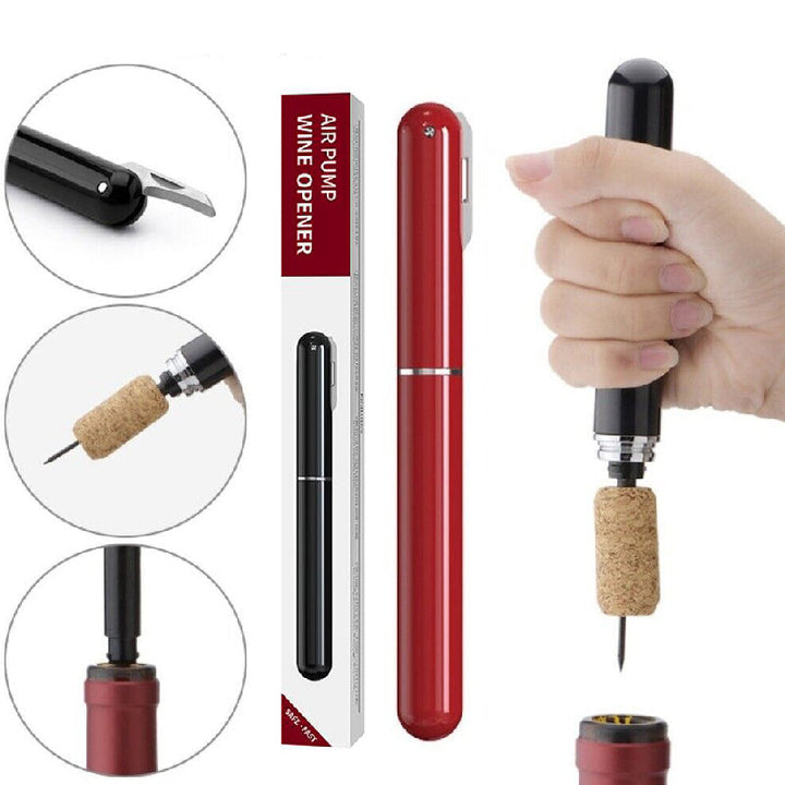 2-in-1 Air Pressure Pump Wine Bottle Opener with Foil Cutter | Bowlift
