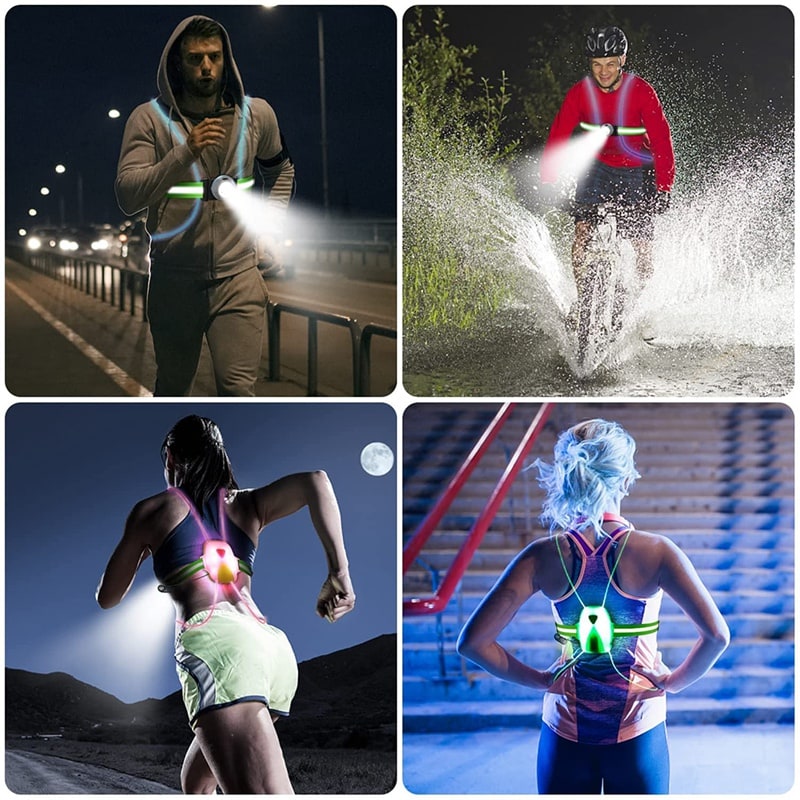 BowLift | ReflectSafe LED Safety Vest for Running