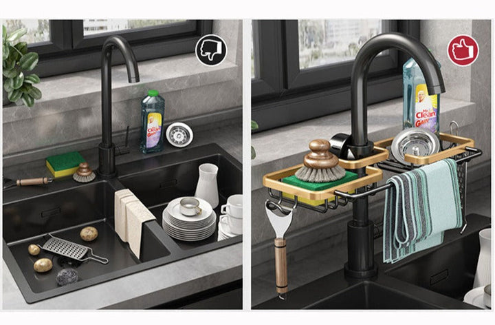 SinkMaster Organizer - Practical Solution for a Tidy Kitchen Bowlift