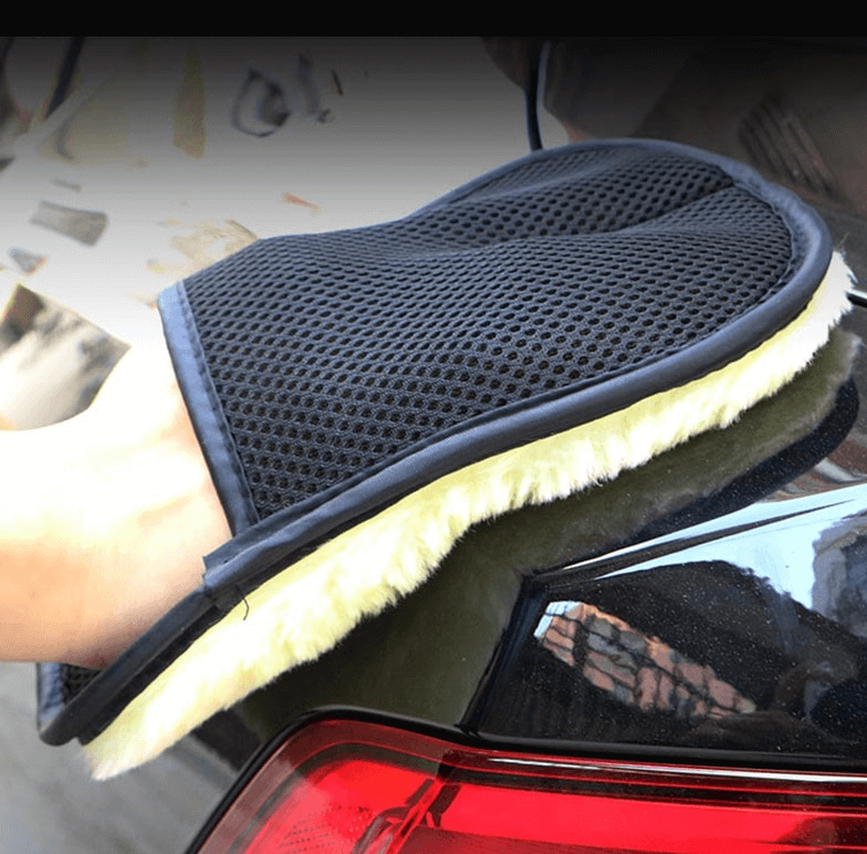 BowLift | Soft Wool Car  Microfiber Cleaning Gloves