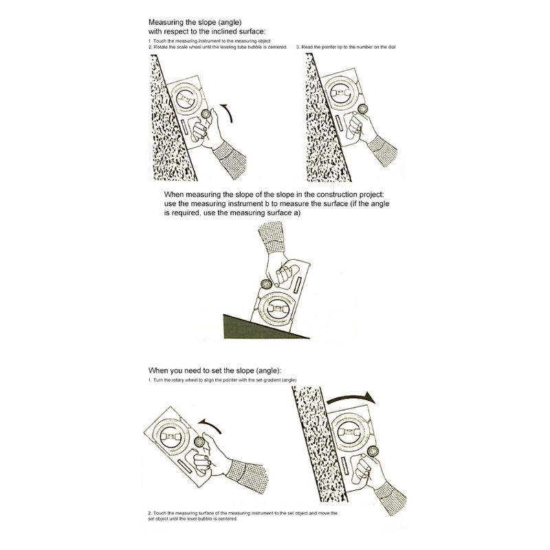 Multifunctional Magnetic Protractor Angle Finder Slope Meter | Bowlift