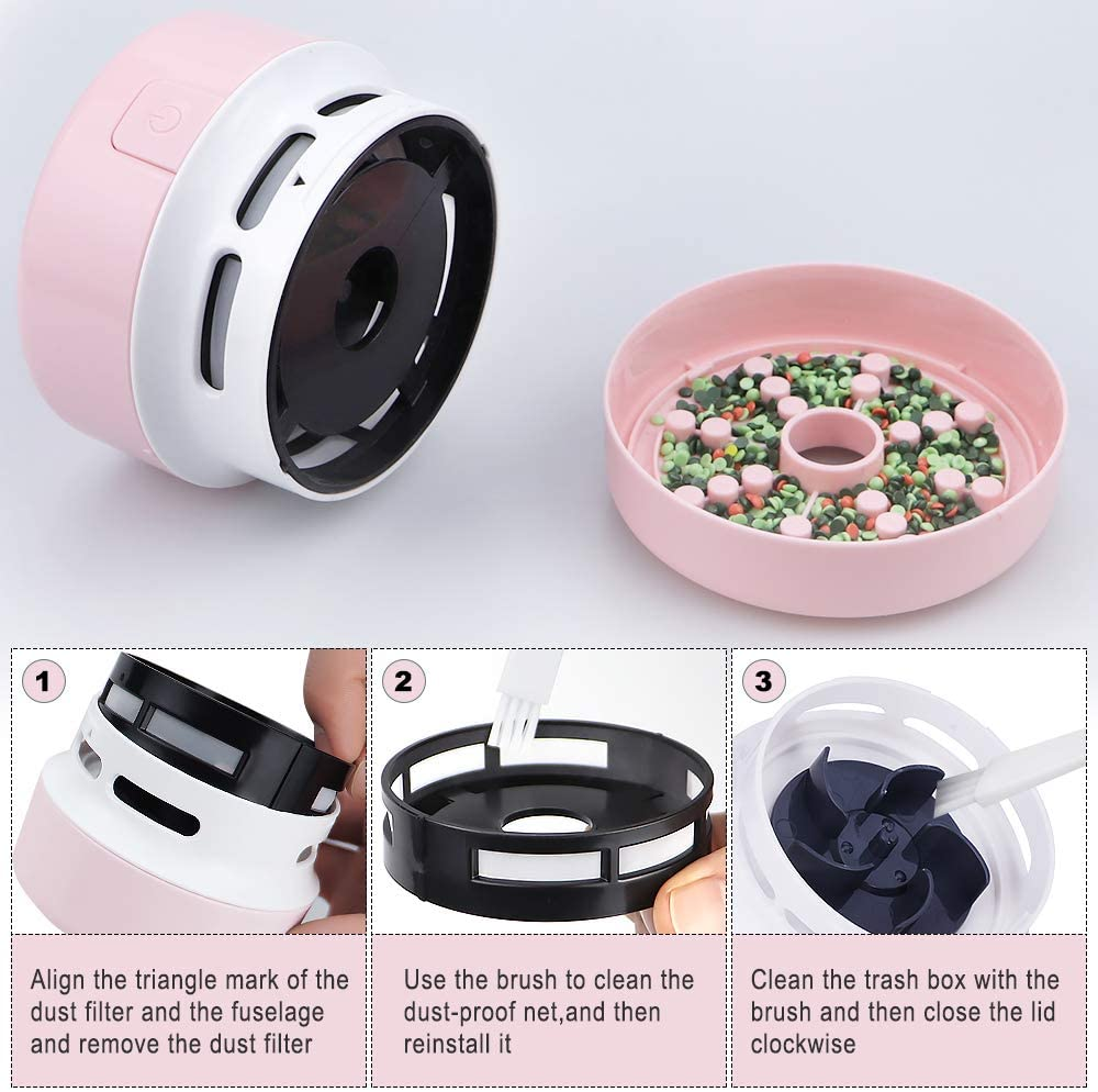 BowLift | Portable Mini Desk Vacuum Cleaner